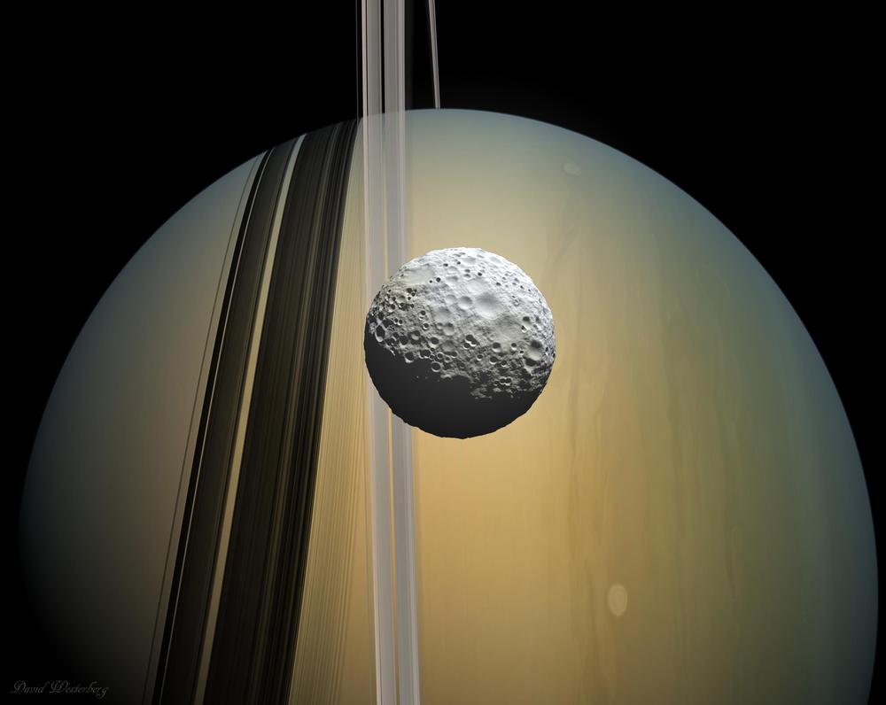 Мимас: «Звезда Смерти» на орбите Сатурна
