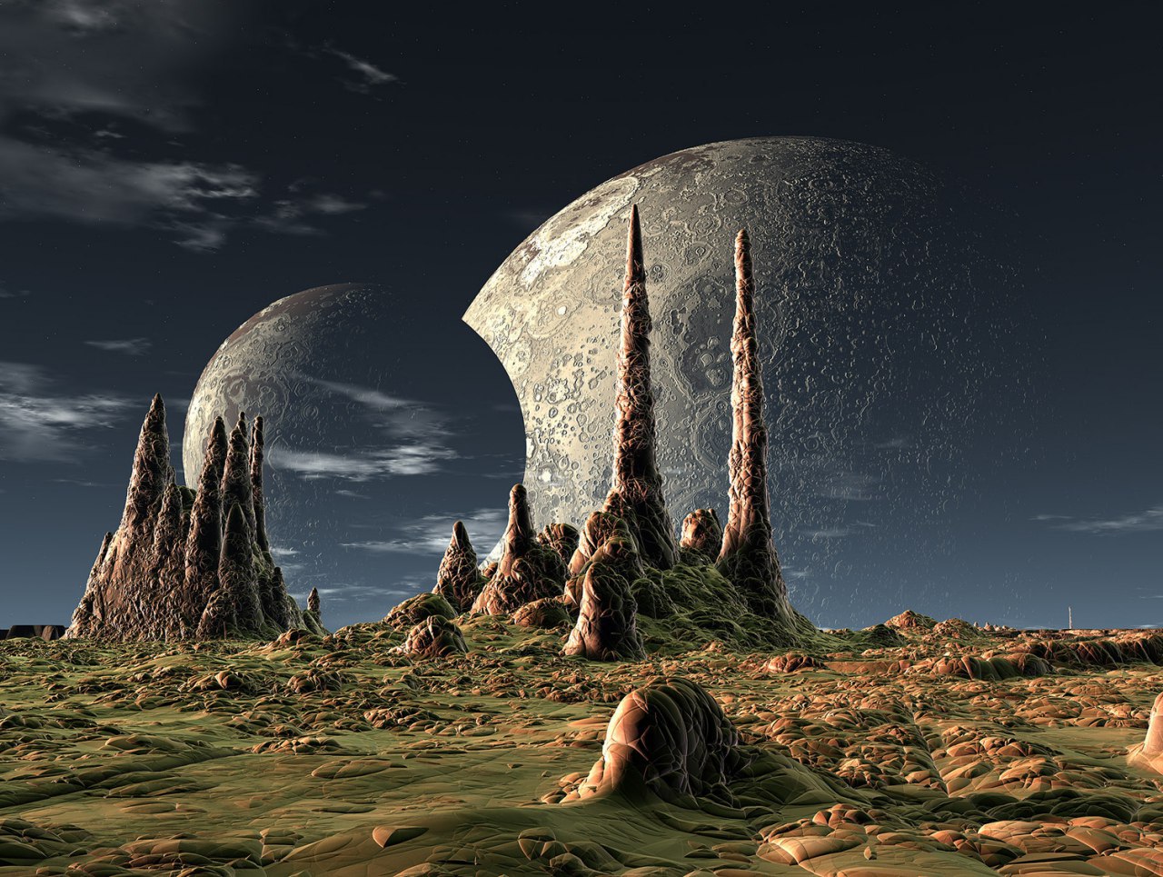 Экзопланеты: Сколько лун может иметь обитаемый мир