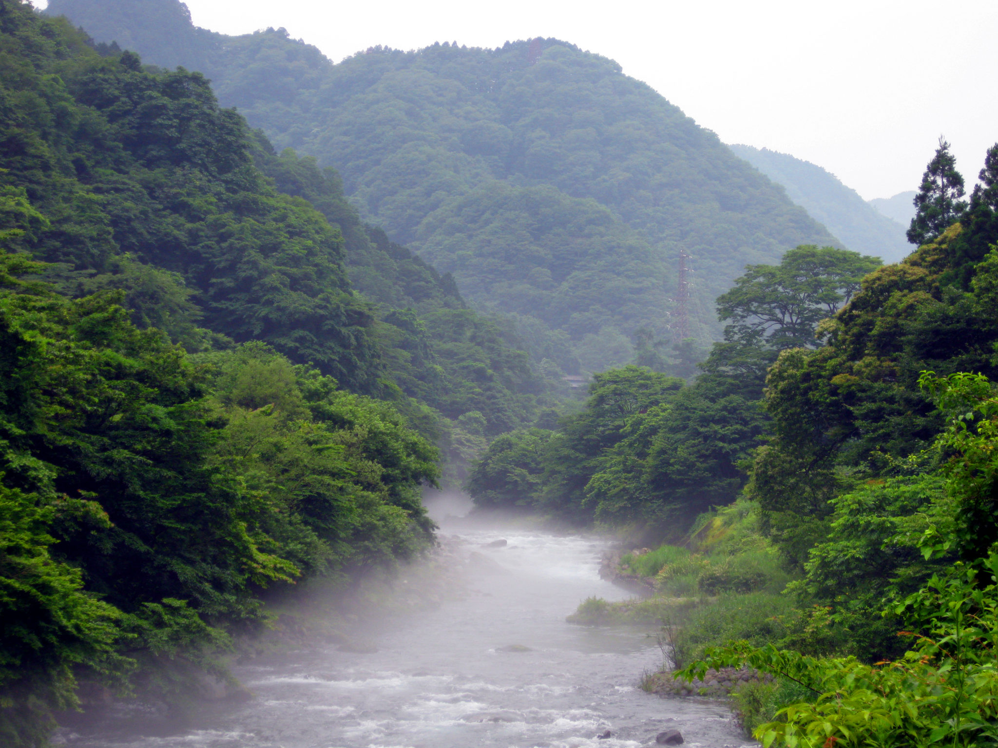 Река Сандзу в корейской