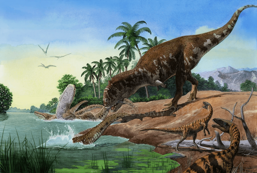 Майюнгазавр - странный динозавр-каннибал
