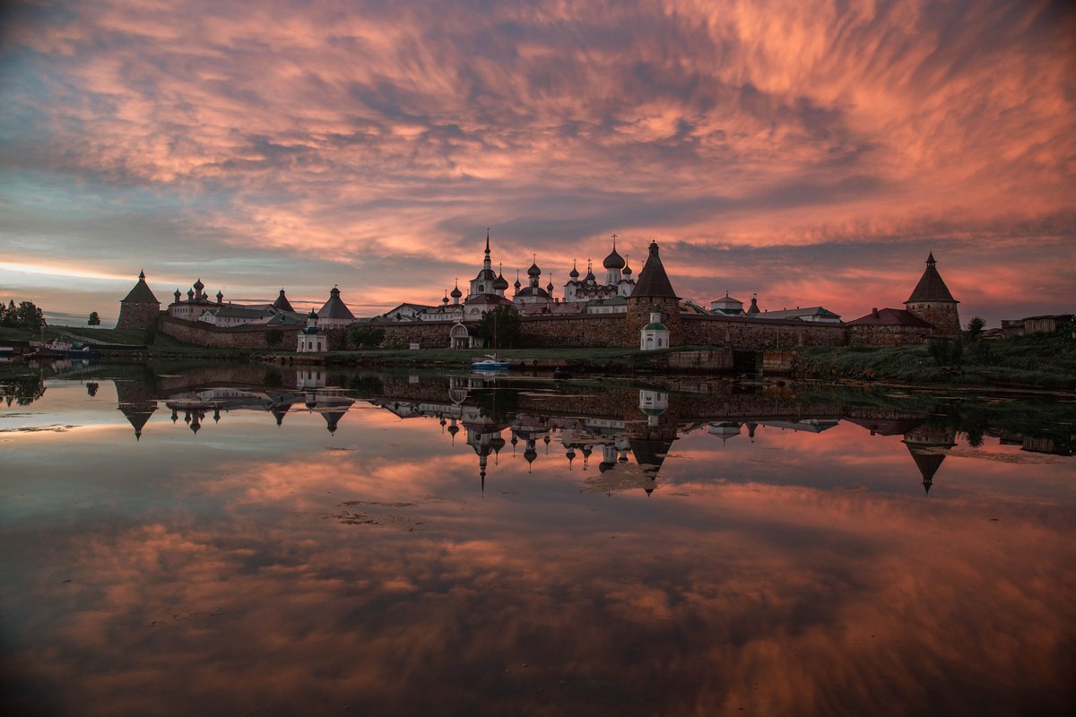 Соловецкий монастырь панорама