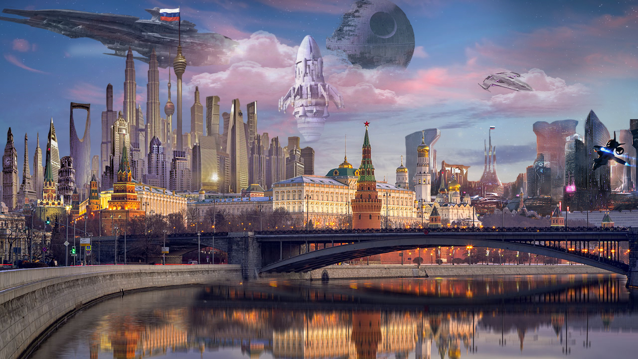 Москва в 2100 году