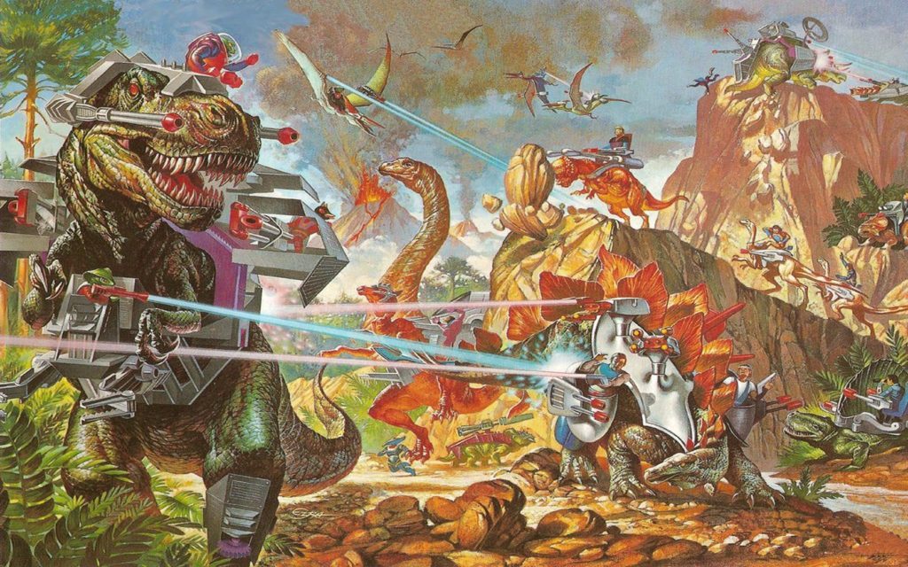 Прошлое человечества и боевые динозавры